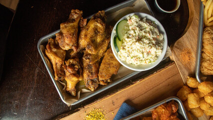 grilled chicken wings