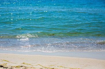 waves on the beach
