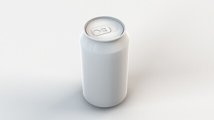 Gray can of beer on a light background. 3d rendering illustration.
- 456600821