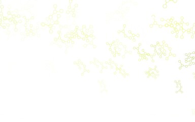 Light Green, Red vector pattern with artificial intelligence network.