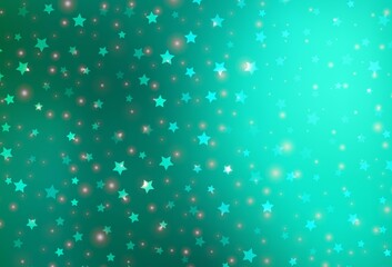 Light Green vector pattern in Christmas style.