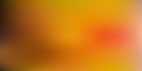Dark green, yellow vector gradient blur background.