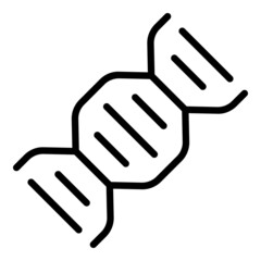 Lab dna icon outline vector. Science laboratory. Chemistry test