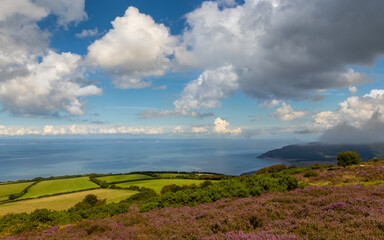 clouds over the sea