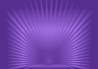 Obraz premium Pattern with optical illusion. Abstract violet sunburst background. Abstract 3D geometrical background. Vector illustration. Dynamic glow effect, circus banner.