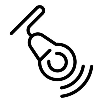 recommend clip art: Ultrasonography icon outline vector. Ultrasound examination. Medical scanner