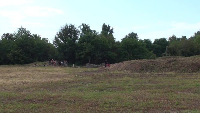 Archaeologists are working on an archaeological site from the late antique period in eastern Serbia, Archaeological excavations, excavations at an ancient site