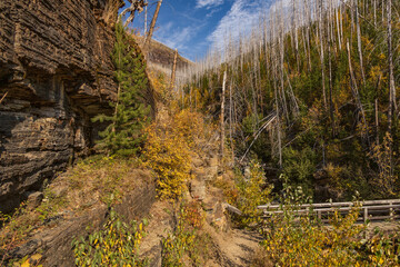 The Loop Trail at Glacier National Park, Montana, USA
