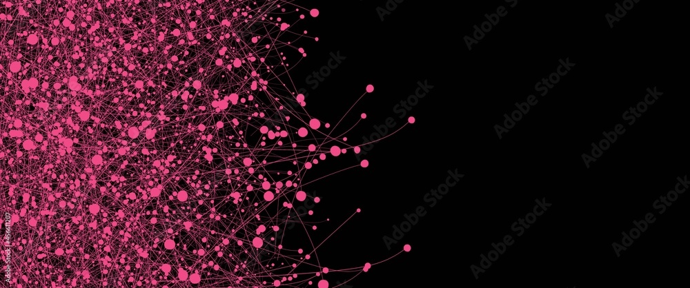Sticker abstract background with glowing lines