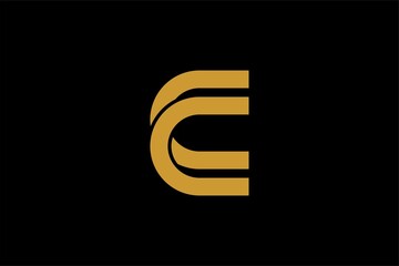 Letter c logo design vector