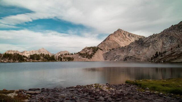 A day to night to day time-lapse of Sapphire Lake in the Cecil D. Andrus-White Clouds Wilderness, part of the Sawtooth National Forest in Idaho.