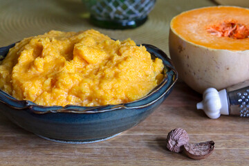 Butternut squash puree.