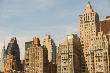 Fototapeta na wymiar Manhattan skyscrapers