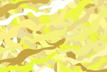 Light Yellow vector layout with bent lines.