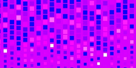 Light Pink, Blue vector pattern in square style.