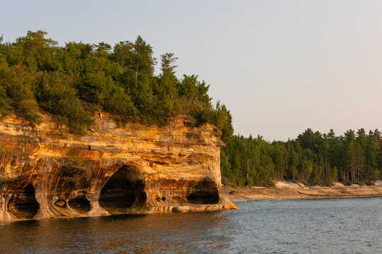 Pictured Rocks National Lakeshore from the water