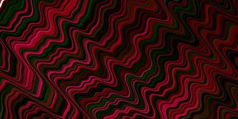 Dark Pink, Green vector template with lines.