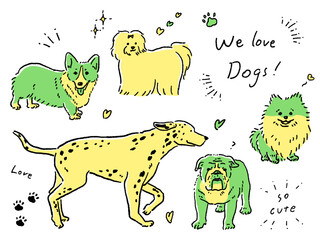犬イラストセット