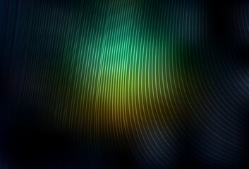 Dark Blue, Green vector texture with colored lines.
