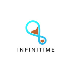 business logo design infinity and time