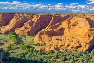 Canyon De Chelly Arizona South Rim View
