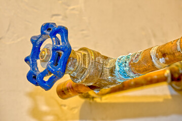 Corroded Copper Water Valve