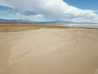 Fototapeta na wymiar Desert landscape in northwestern Argentina