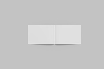 A4 LANDSCAPE BI-FOLD BROCHURE MOCKUP