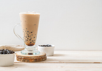 Taiwan milk tea with bubbles