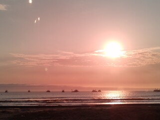 Sunset in the blood of the earth