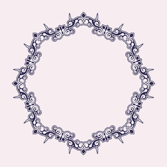 decorative ornament frame background