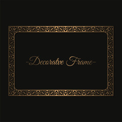 Elegant decorative frame design background