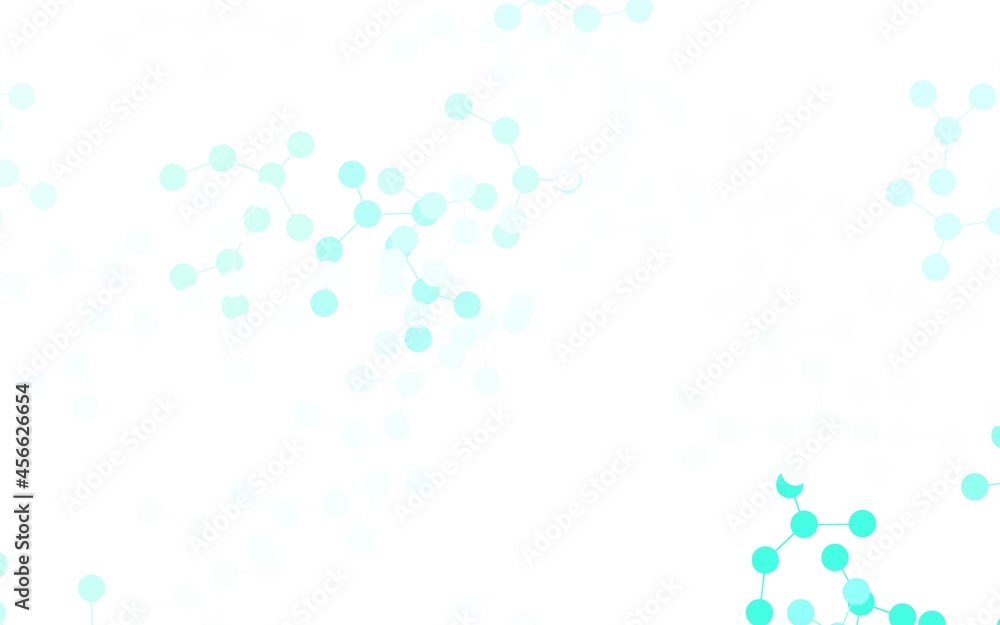 Poster light green vector texture with artificial intelligence concept.