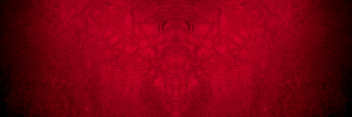 Old wall texture cement black red  background abstract dark color design are light with white gradient background.