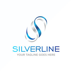 Fototapeta premium Letter or word S or double SS serif Font image graphic icon logo design abstract concept vector stock. Can be used as symbol related to initial or art