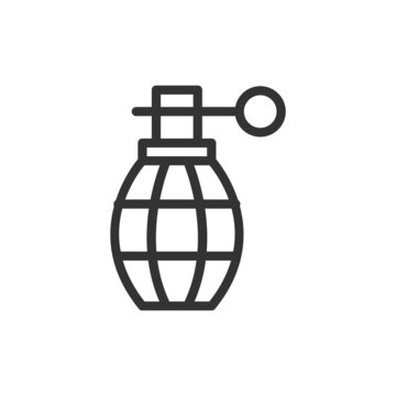 Hand grenade line icon.