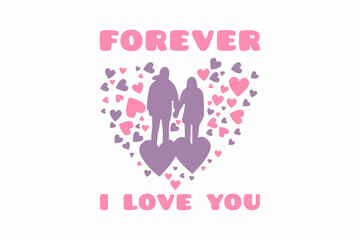 Forever love,mockup cute merchandise mockup