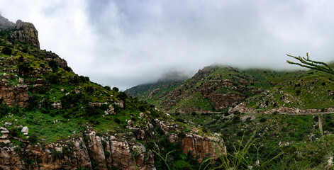 Cloudy Santa Catalina Mountains