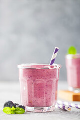 Blueberry smoothie