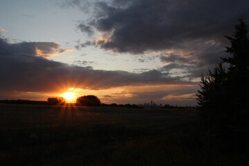 Warm Sunset, Pylypow Wetlands, Edmonton, Alberta