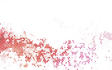 Light Pink, Red vector Abstract illustration with colored bubbles in nature style.
