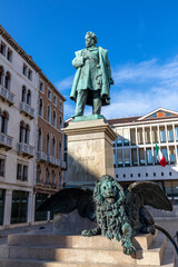 monument to Daniele Manin, italian patriot, statesman and leader of the Risorgimento ( italian...