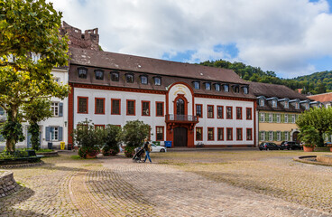 Heidelberg, Germany. Ducal Palace (Baroque) on Charles Square, 1717. Currently, the building houses...