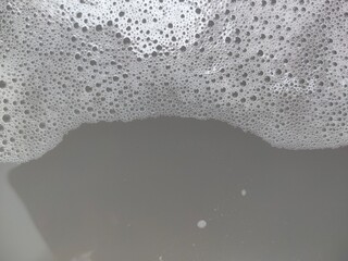 background texture of laundry soap foam,