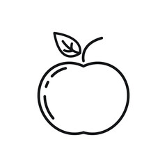 Apple line Icon