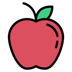 apple line icon
