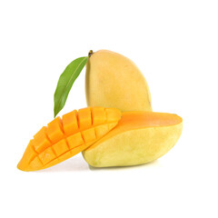 mango fruit isolated on white background