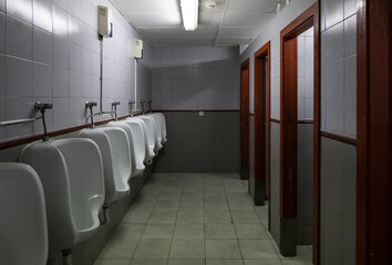 Men's restroom interior