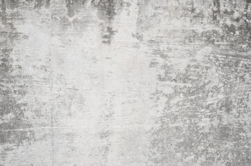 Old white cement wall texture background. Grunge concrete wall backdrop with plaster.	