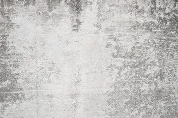 Fototapeta premium Old white cement wall texture background. Grunge concrete wall backdrop with plaster. 